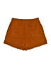 Lou & Grey Solid Brown Shorts Size XS - photo 2