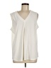 Jones New York Ivory Sleeveless Blouse Size L - photo 1