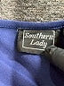 Southern Lady Blue Short Sleeve Blouse Size 14 - photo 7