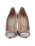 Jimmy Choo Gray Tan Heels Size EU 39 1/2 - photo 2