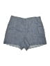 Ann Taylor Chevron-herringbone Blue Shorts Size 10 - photo 1