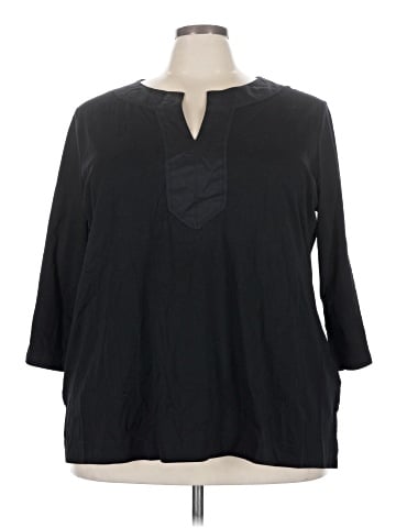 Lauren by Ralph Lauren 3/4 Sleeve Blouse (view 1)