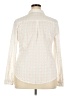 Maurices Stripes Ivory Long Sleeve Button-Down Shirt Size XXL - photo 2