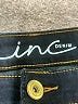 Inc Denim Solid Black Blue Jeans Size 8 - photo 4