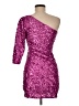 A'gaci 100% Polyester Pink Cocktail Dress Size M - photo 2