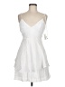 Crystal Doll 100% Polyester White Cocktail Dress Size M - photo 1