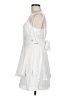 Crystal Doll 100% Polyester White Cocktail Dress Size M - photo 5