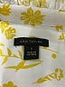 Ann Taylor 100% Polyester Floral Yellow 3/4 Sleeve Blouse Size S - photo 7