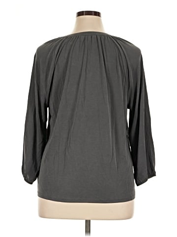 Lucky Brand 3/4 Sleeve Blouse (view 2)