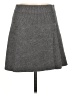 Zara Solid Gray Casual Skirt Size L - photo 1