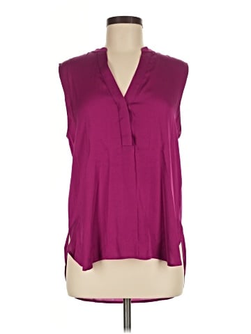 Vince. Sleeveless Silk Top (view 1)
