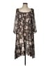 Torrid Paisley Gray Casual Dress Size Lg Plus (0) - photo 1