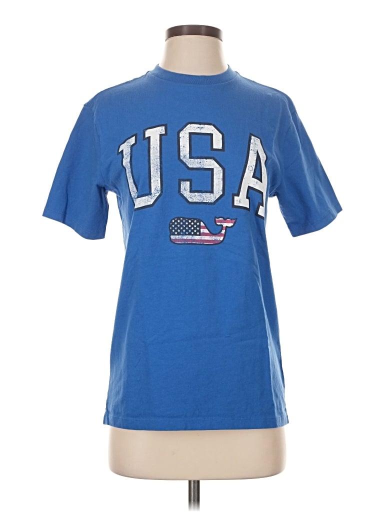 Pre-owned Vineyard Vines Short Sleeve T-shirt In Blue
