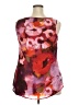 Le Chateau 100% Polyester Red Sleeveless Blouse Size XXL - photo 2