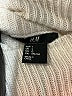 H&M 100% Acrylic Ivory Turtleneck Sweater Size L - photo 7