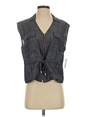 Ellen Tracy Sleeveless Button-Down Shirt (view 1)