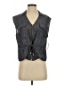 Ellen Tracy Gray Sleeveless Button-Down Shirt Size S - photo 1