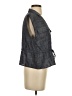 Ellen Tracy Gray Sleeveless Button-Down Shirt Size S - photo 4