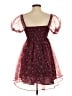 Altar'd State 100% Polyester Hearts Burgundy Cocktail Dress Size XS - photo 2