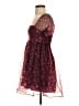 Altar'd State 100% Polyester Hearts Burgundy Cocktail Dress Size XS - photo 5