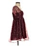 Altar'd State 100% Polyester Hearts Burgundy Cocktail Dress Size XS - photo 4