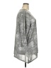 Ruby Rd. Metallic Silver 3/4 Sleeve Top Size 2X - photo 4