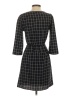 Everly 100% Polyester Plaid Black Casual Dress Size S - photo 2