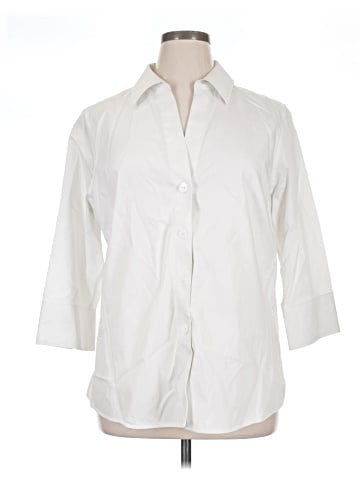 Foxcroft 3/4 Sleeve Button-Down Shirt (view 1)