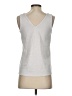 Ann Taylor LOFT Outlet Silver Sleeveless Top Size XS - photo 2