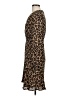 Tory Burch 100% Polyester Animal Print Brown Casual Dress Size 8 - photo 5