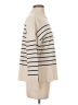 Zara Stripes Ivory Turtleneck Sweater Size S - photo 4