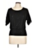 By & By Stars Black Short Sleeve Top Size L - photo 1