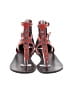 Halogen 100% Leather Red Sandals Size 9 1/2 - photo 2