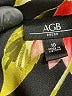AGB 100% Polyester Graphic Black Cocktail Dress Size 10 - photo 7