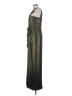 BCBGMAXAZRIA 100% Polyester Solid Gold Black Cocktail Dress Size 4 - photo 5