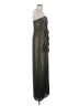 BCBGMAXAZRIA 100% Polyester Solid Gold Black Cocktail Dress Size 4 - photo 4