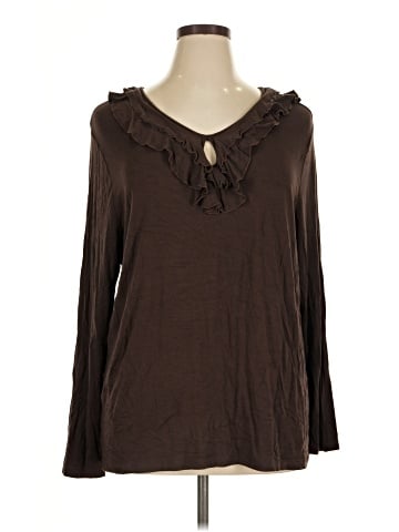 Liz Claiborne Long Sleeve Blouse (view 1)