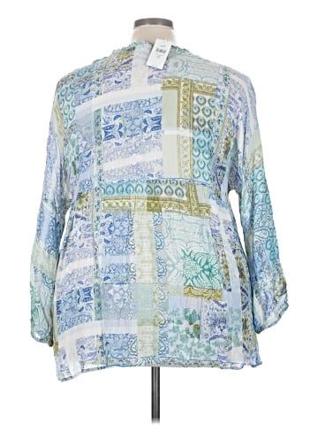 J.Jill 3/4 Sleeve Blouse (view 2)