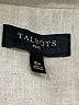 Talbots 100% Linen Solid Ivory Blazer Size 16 - photo 6