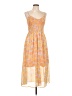 Mystree 100% Polyester Paisley Yellow Casual Dress Size L - photo 1