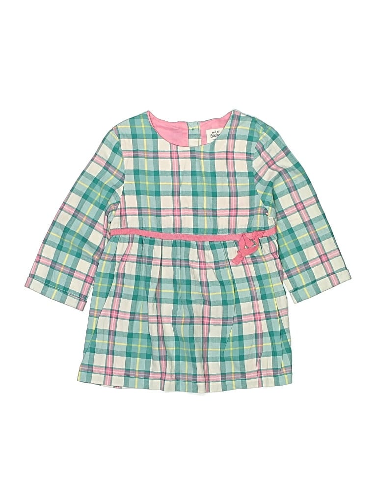Pre-owned Mini Boden Kids' Dress In Green