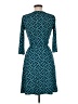 41Hawthorn 100% Polyester Print Teal Casual Dress Size M - photo 2