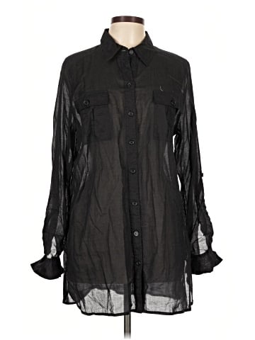 Daisy Fuentes Long Sleeve Button-Down Shirt (view 1)