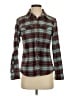 L.L.Bean Plaid Teal Long Sleeve Blouse Size S (petite) - photo 1