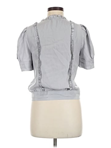Alberta Ferretti Short Sleeve Silk Top (view 2)