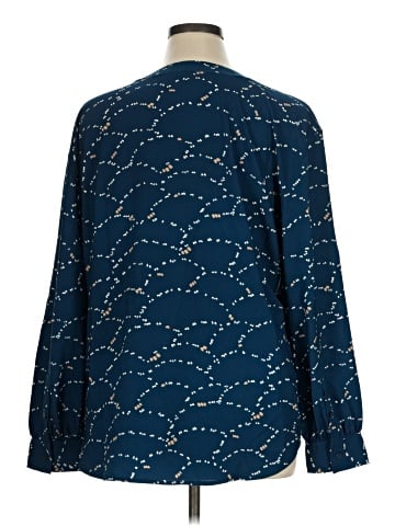 Ann Taylor Long Sleeve Blouse (view 2)