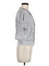 Alberta Ferretti 100% Silk Gray Short Sleeve Silk Top Size 6 - photo 4