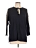 Ann Taylor LOFT 100% Cotton Black Pullover Sweater Size L - photo 1