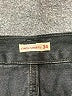 Levi's 100% Cotton Solid Black Denim Shorts Size 34 waist - photo 3