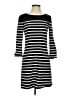 Talbots 100% Cotton Stripes Black Casual Dress Size XS - photo 1